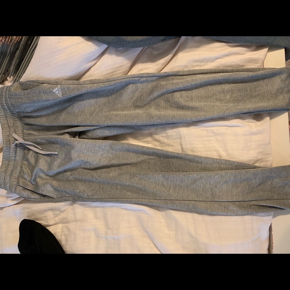 Grey adidas climawarm Joggers - Picture 5 of 5